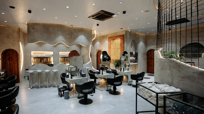 American Hairline Jaipur studio styling floor