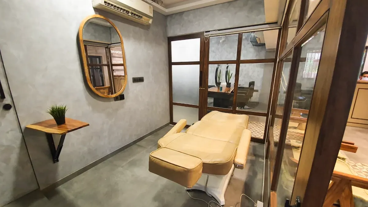 Inside the American Hairline Mumbai salon.